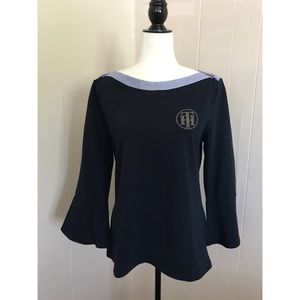 Tommy Hilfiger Navy Blue Blouse